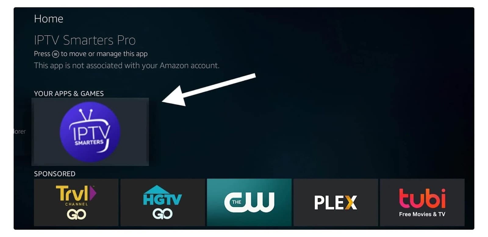 Amazon Fire TV Stick: Pornește IPTV Smarters